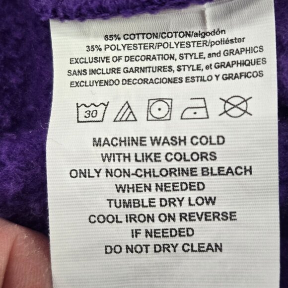 NFL Women's Team Apparel, Minnesota Vikings Sweatshirt, XXL, Purple - Picture 5 of 7